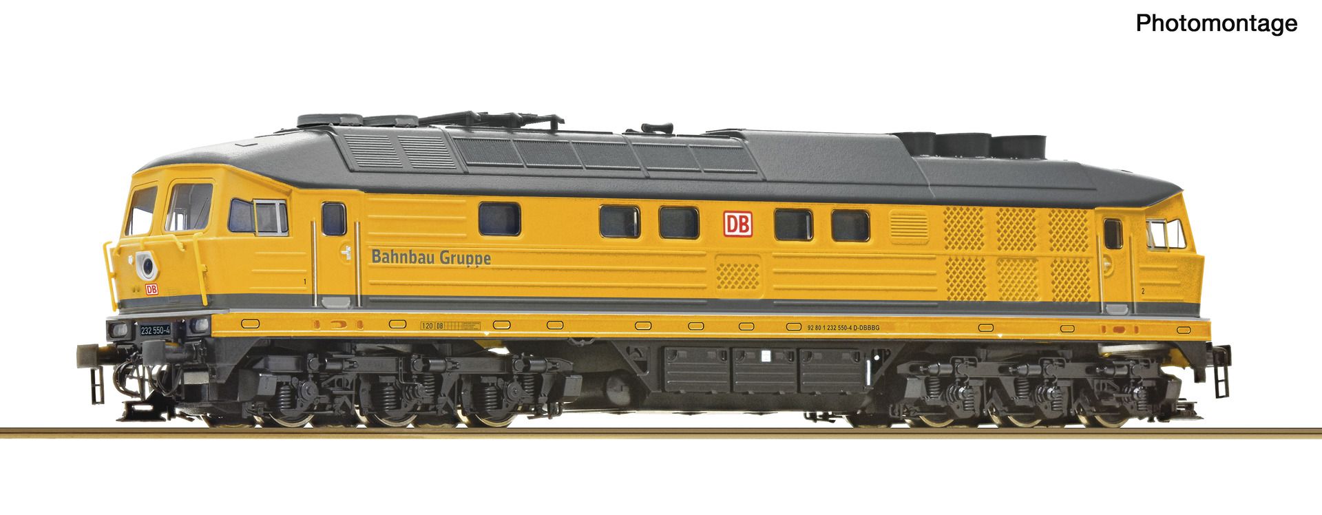 Roco 7380024 - Diesellok 232 550-4, DB-Bahnbau Gruppe, DBAG, Ep.VI