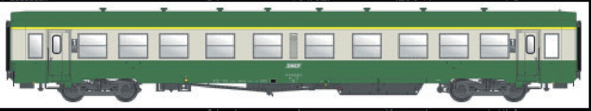 L.S. Models MW40036 - Personenwagen USI At4 U62, 1. Klasse, SNCF, Ep.IV