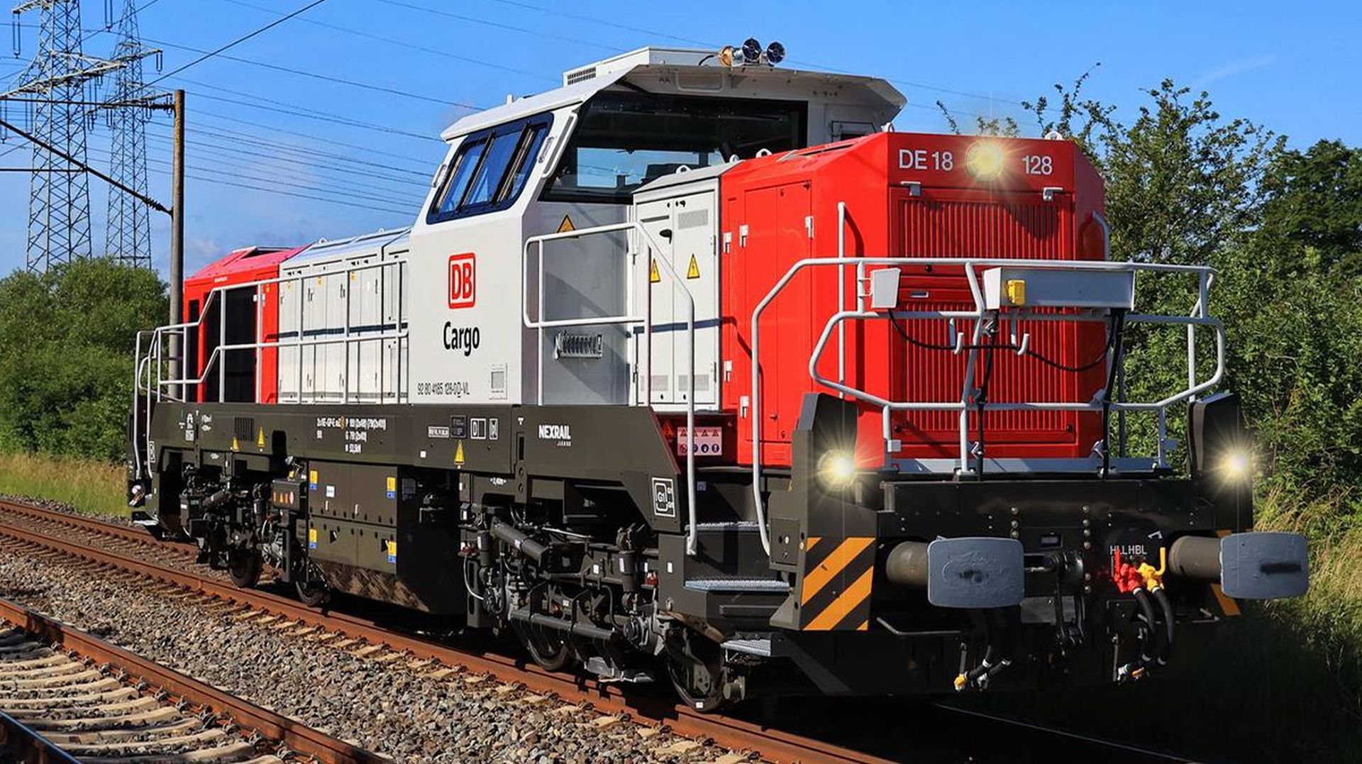 Rivarossi HR2989S - Diesellok Vossloh DE 18, DB-Cargo, Ep. VI, DC-Sound