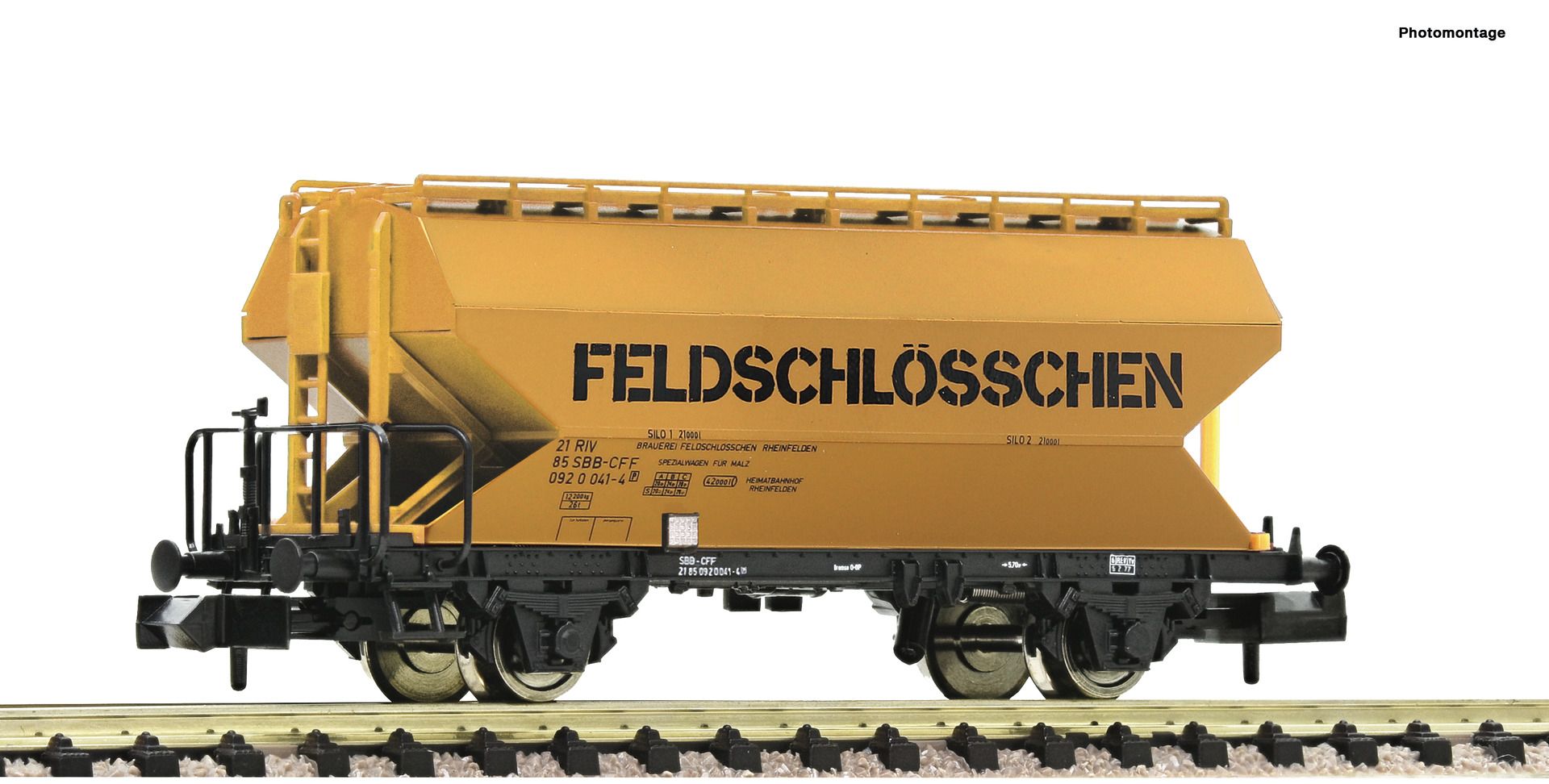 Fleischmann 6660012 - Getreidesilowagen, SBB, Ep.IV 'Feldschlösschen'
