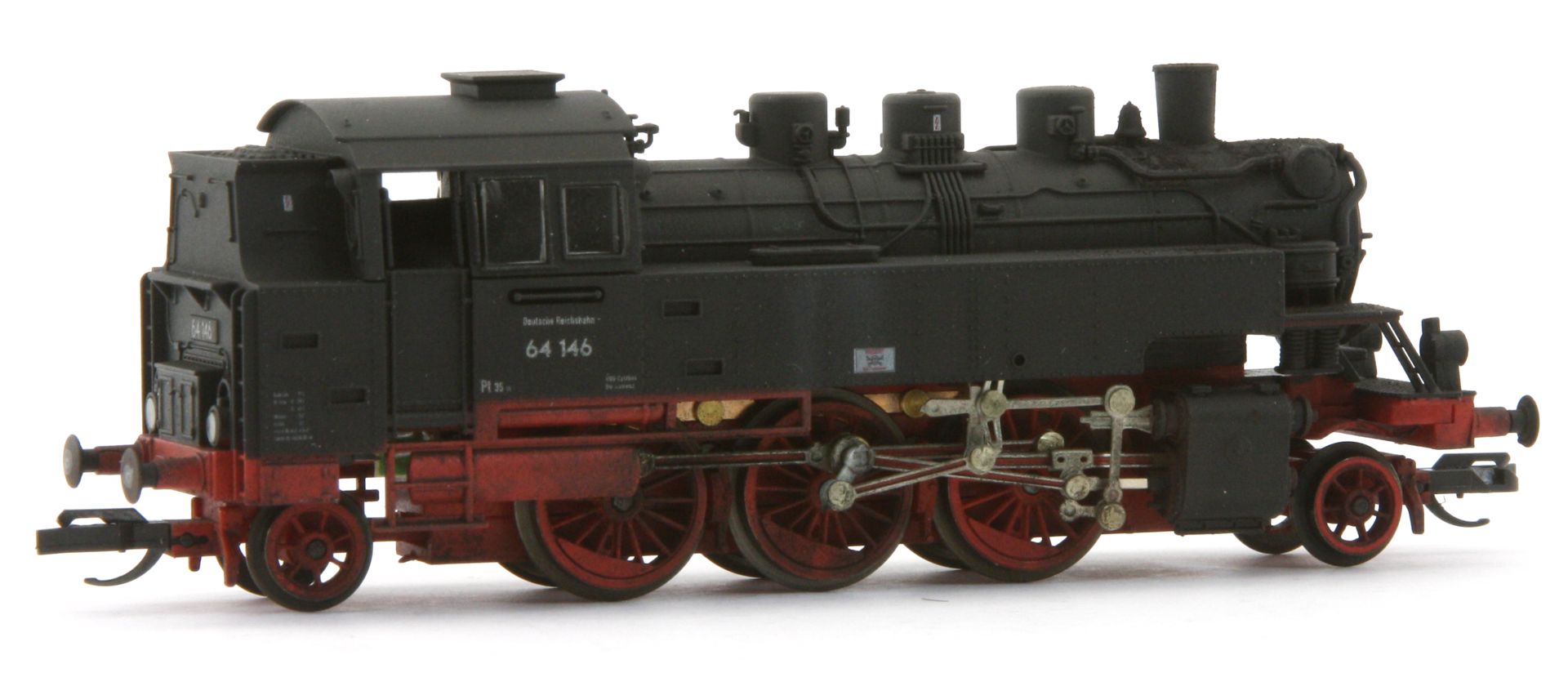 Saxonia 120096 - Dampflok 64 146, DR, Ep.III, gealtert