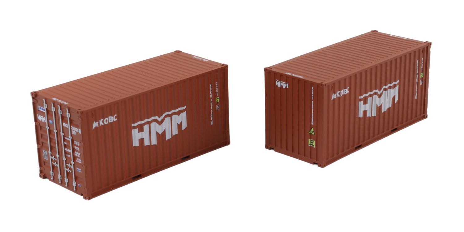 igra 98010018 - 2er Set Container 20' HMM - High cube