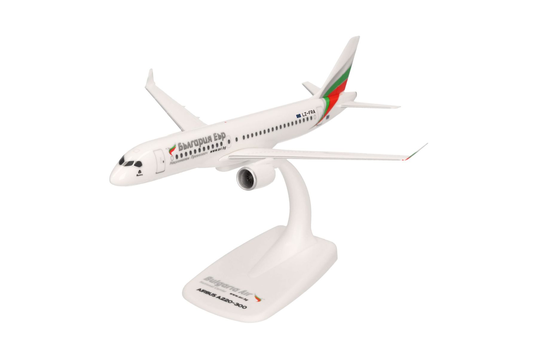 Herpa 613811-001 - Bulgaria Air Airbus A220-300
