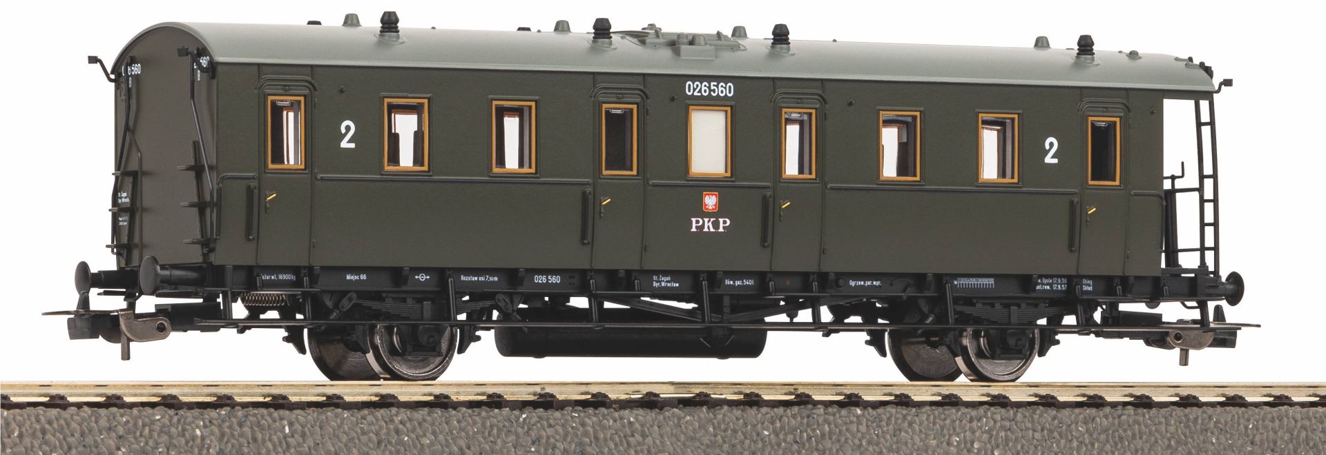 Piko 53198 - Abteilwagen 2. Klasse, PKP, Ep.III