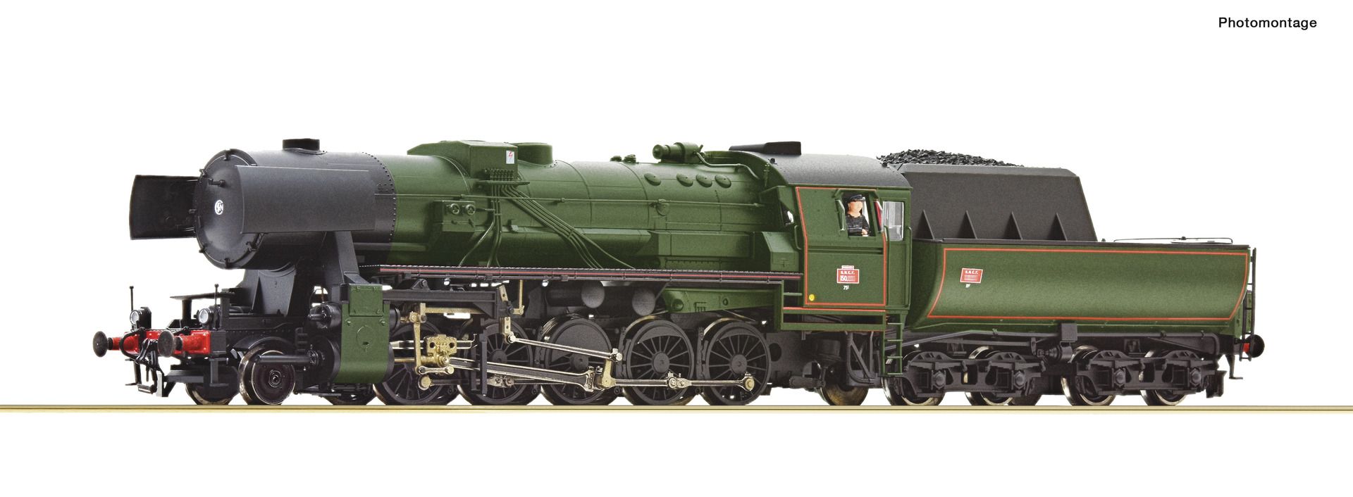 Roco 7110038 - Dampflok 150Y 16, SNCF, Ep.III, DC-Sound