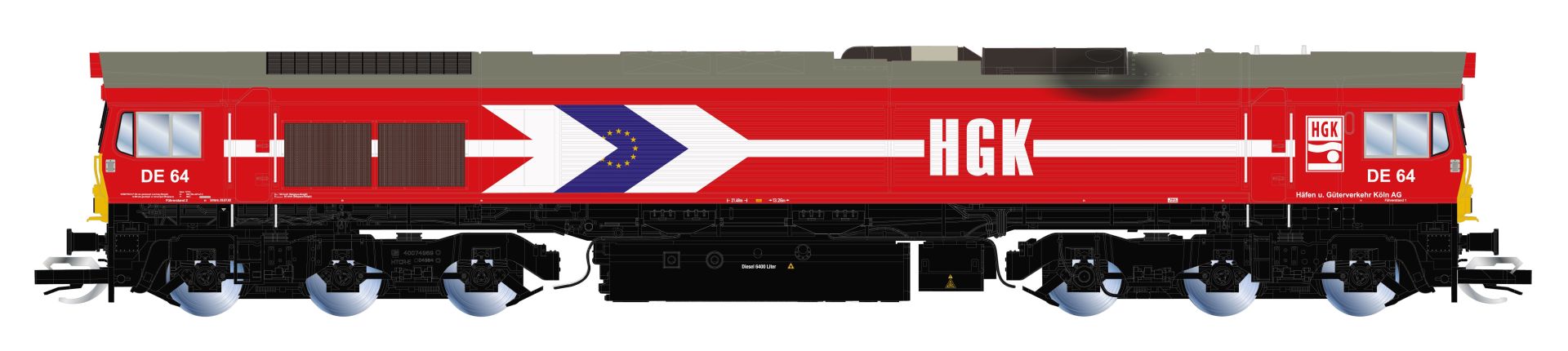 Arnold HN9071HM - Diesellok Class 66, HGK, Ep.V-VI, DC-Sound