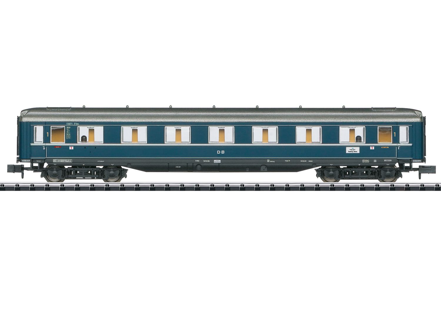 Trix 15599 - Personenwagen A4üe, 1. Klasse, DB, Ep.III