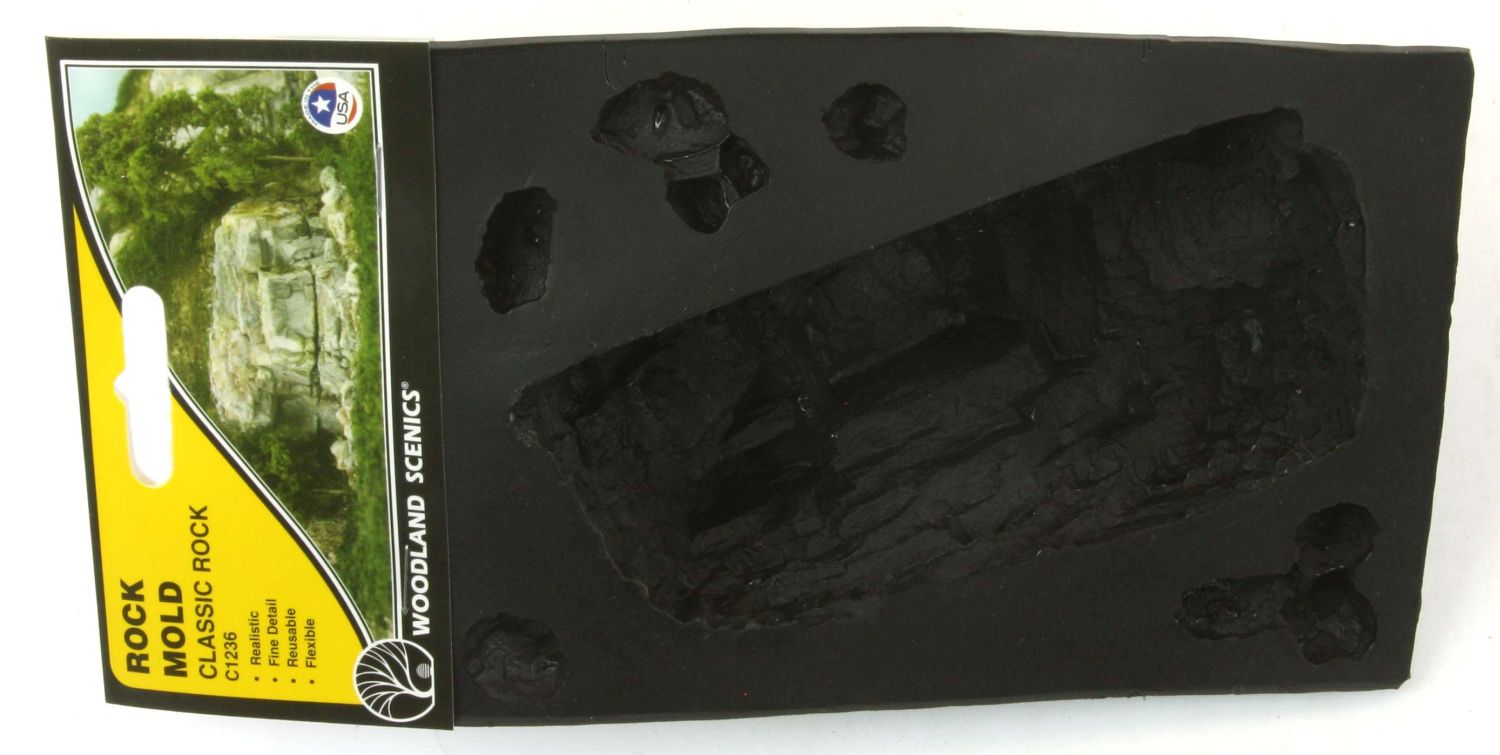 Woodland WC1236 - Gießform ROCK MOLD, klassischer Felsen, ca. 13 x 18 cm
