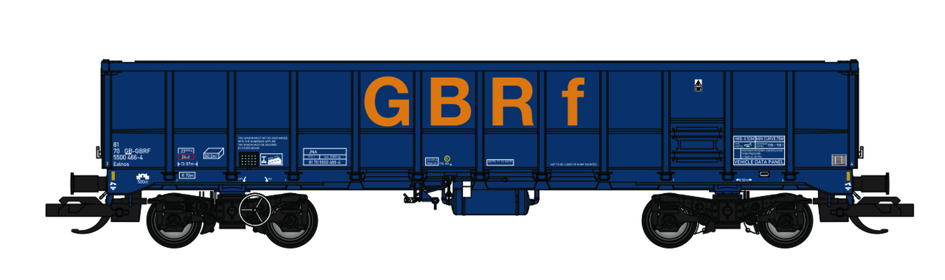 Revolution-Trains TT-EAL-103A - Offener Güterwagen EALNOS, GBRf, Ep.VI, 5500 466-4