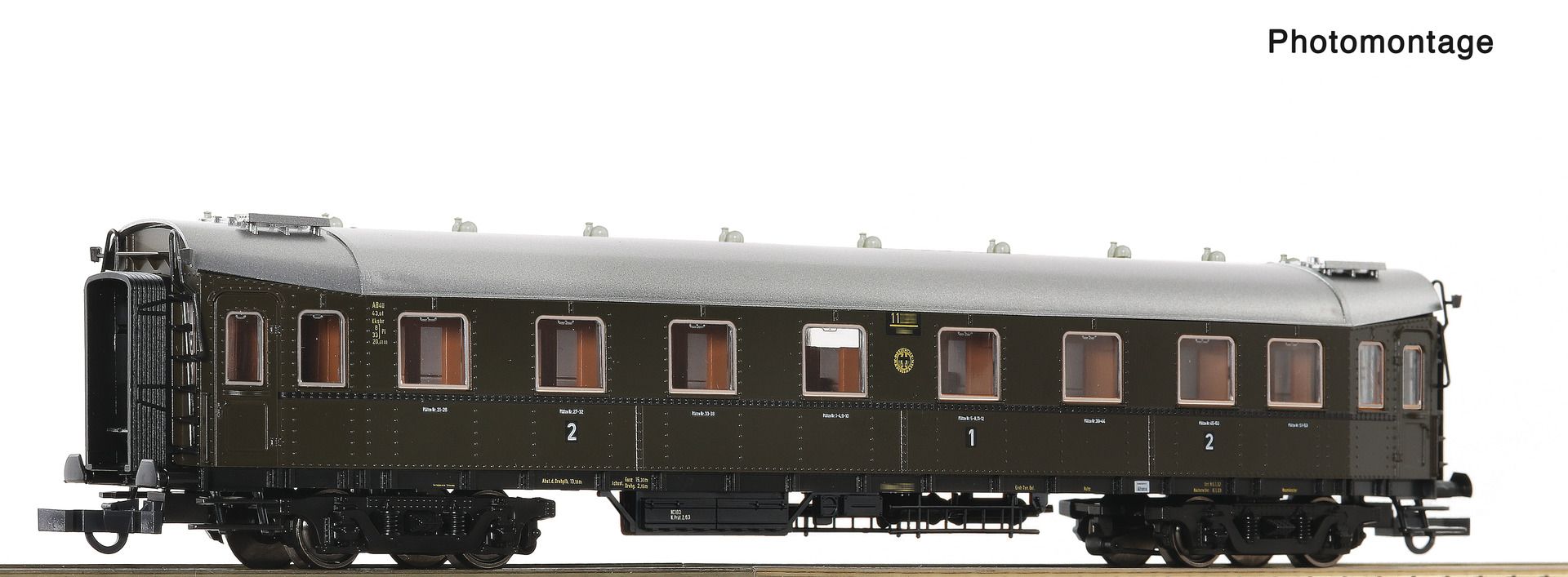 Roco 6200135 - Personenwagen AB4ü-23, 1./2. Klasse, DRG, Ep.II