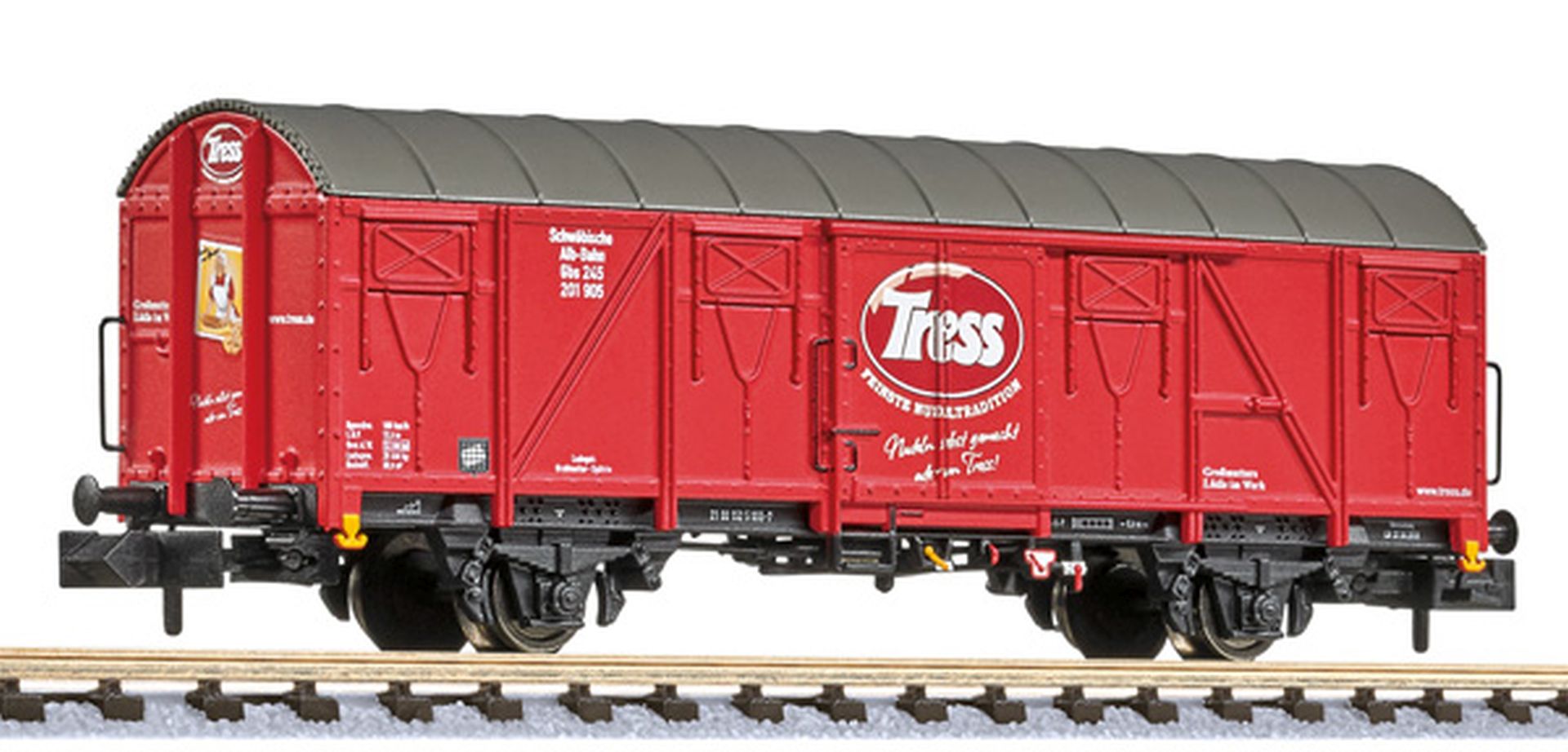 Liliput 265050 - Gedeckter Güterwagen Gbs 245, SAB, Ep.VI 'Tress', gealtert
