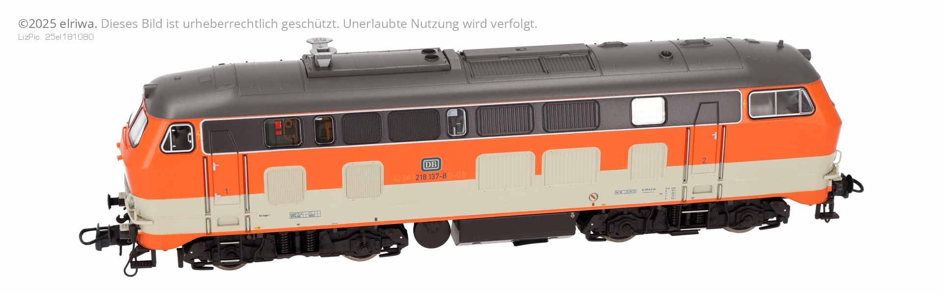 Roco 7310075 - Diesellok 218 137-8 Citybahn, optisch DB, Ep.IV, DBAG-Museum, Ep.VI, DC-Sound Roco 7310075 - Diesellok 218 137-8 Citybahn, optisch DB, Ep.IV, DBAG-Museum, Ep.VI, DC-Sound