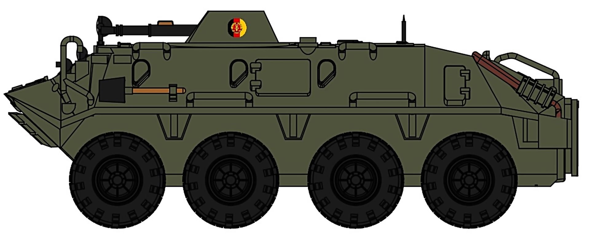 NPE NA 88272 - Schützenpanzer SPW 60 PB NVA