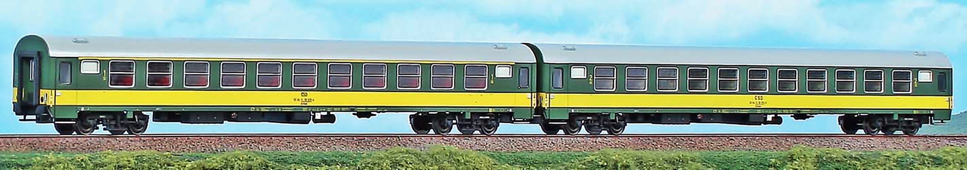 ACME AC 55303 - 2er Set Personenwagen 'Kosican', CSD, Ep.V, Set C