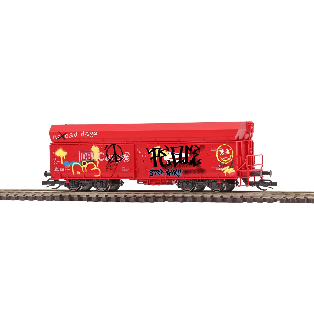 Busch 31327 - Kohlewagen Fals 164 , DBAG, Ep.VI, Graffiti