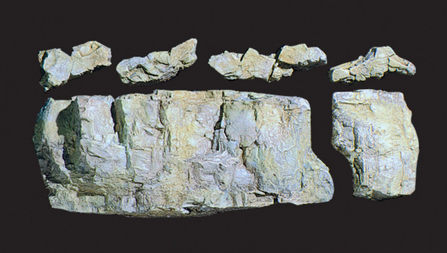 Woodland WC1243 - Gießform ROCK MOLD, Basis Felsen, ca. 26,6 x 12,7 cm