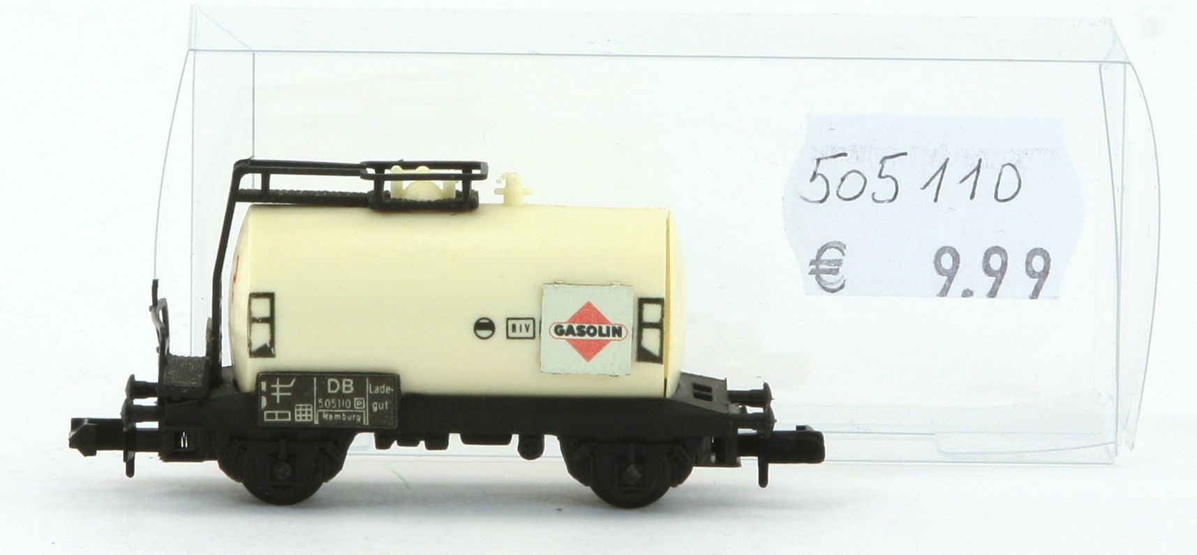 Arnold 505110-G - Kesselwagen, DB, Gasolin, Beige