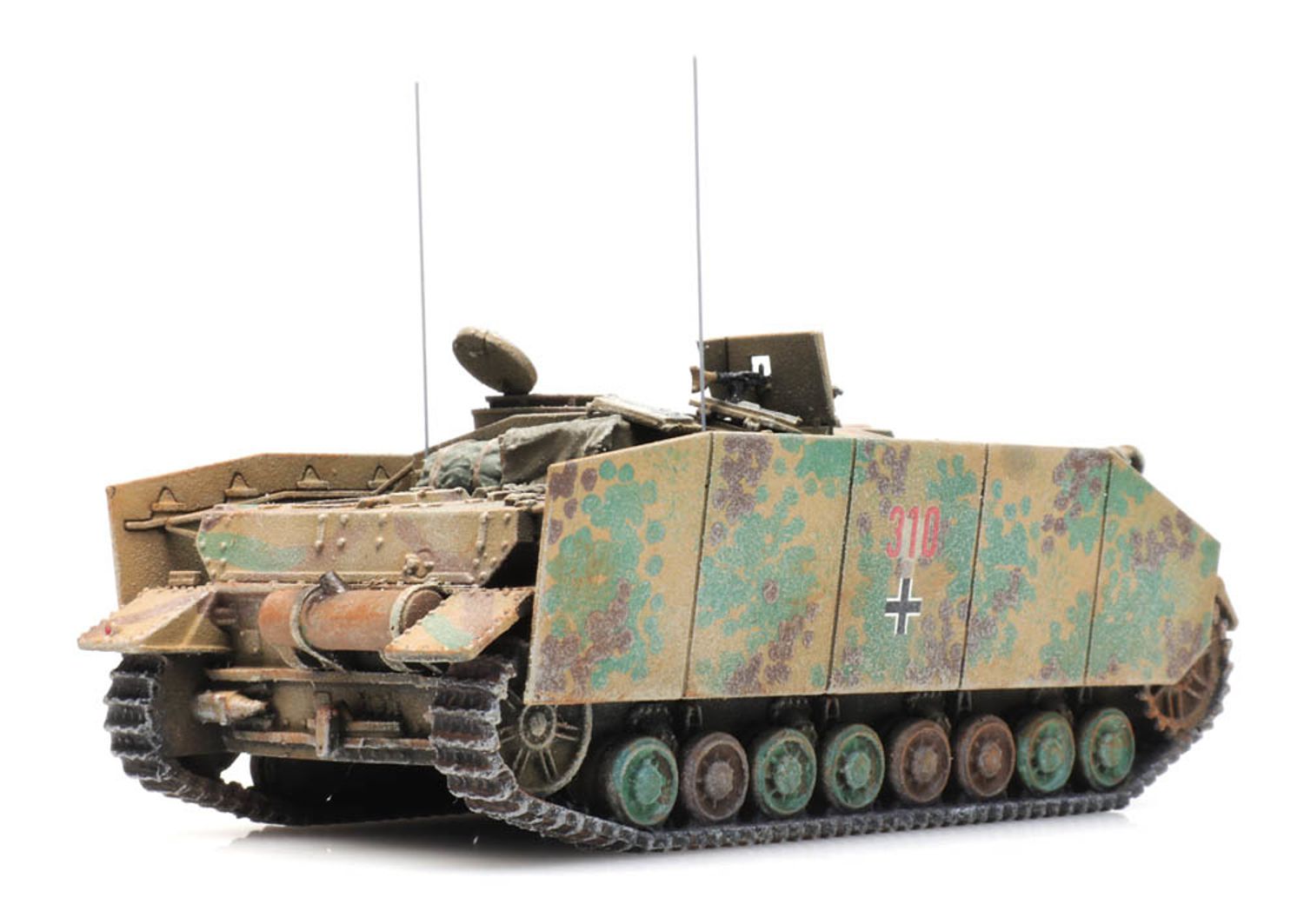Artitec 6870361 - Wehrmacht StuG IV mit Tarnung