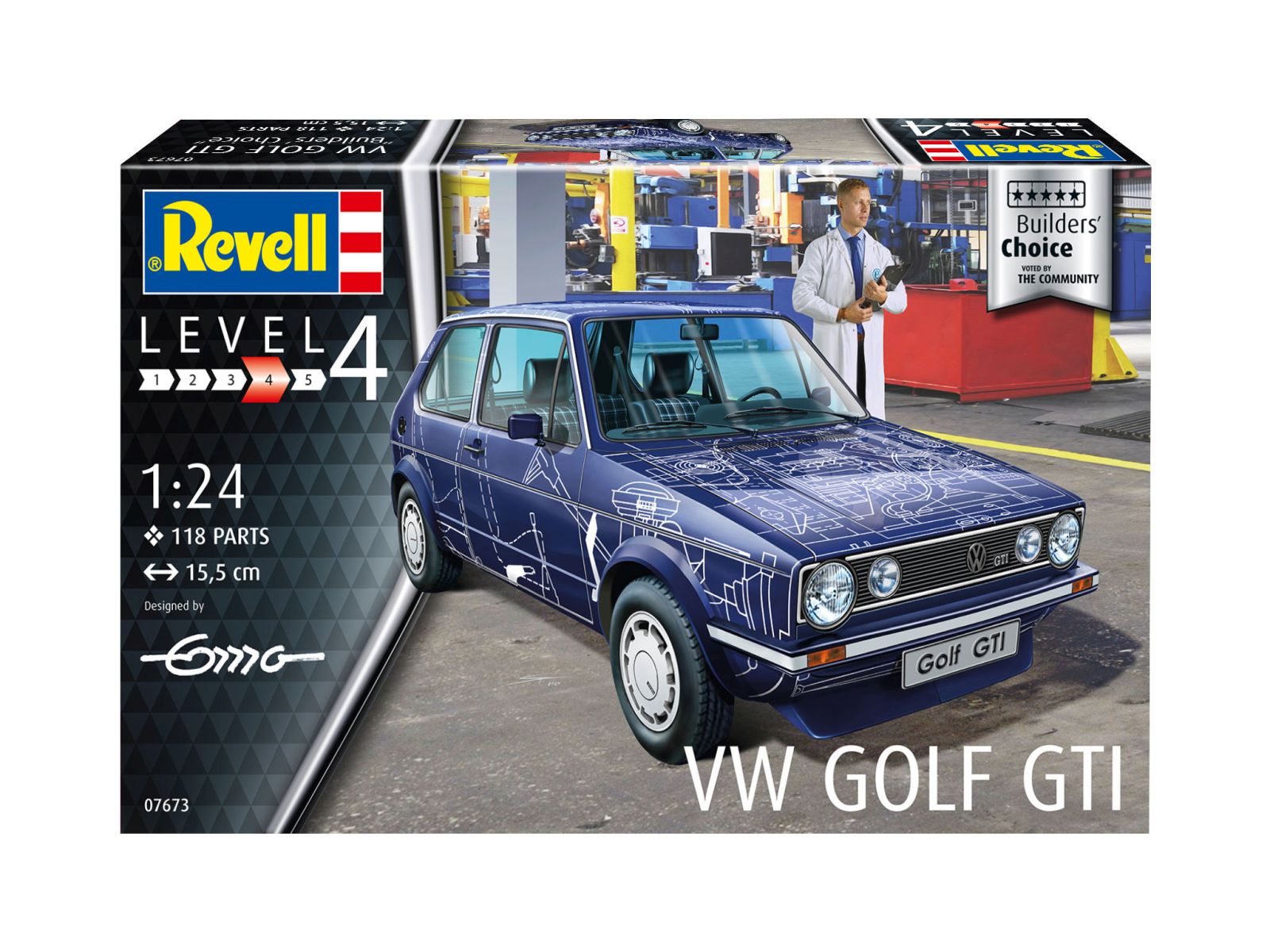 Revell 07673 - VW Golf Gti "Builders Choice"