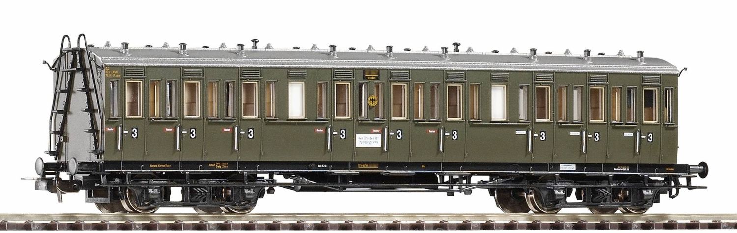Piko 53332 - Personenwagen C4, 3. Klasse, DRG, Ep.II
