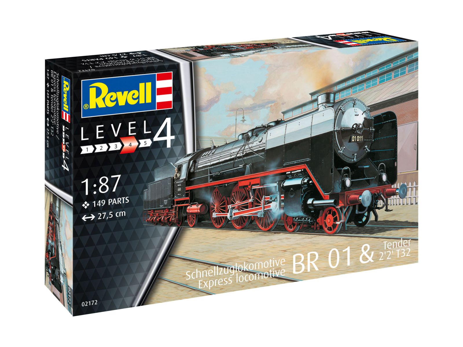 Revell 02172 - Schnellzuglokomotive BR01 & Tender 2'2' T32
