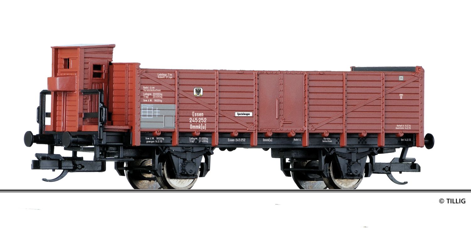 Tillig 14292 - Offener Güterwagen Ommk(u), KPEV, Ep.I