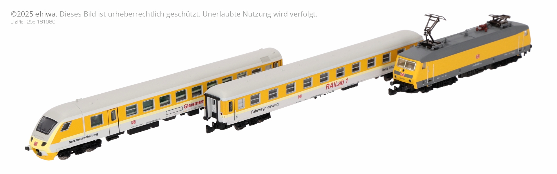 Märklin 81528 - Zugset mit BR 120, Messwagen und Steuerwagen, DBAG, DB-Netz, Ep.VI
