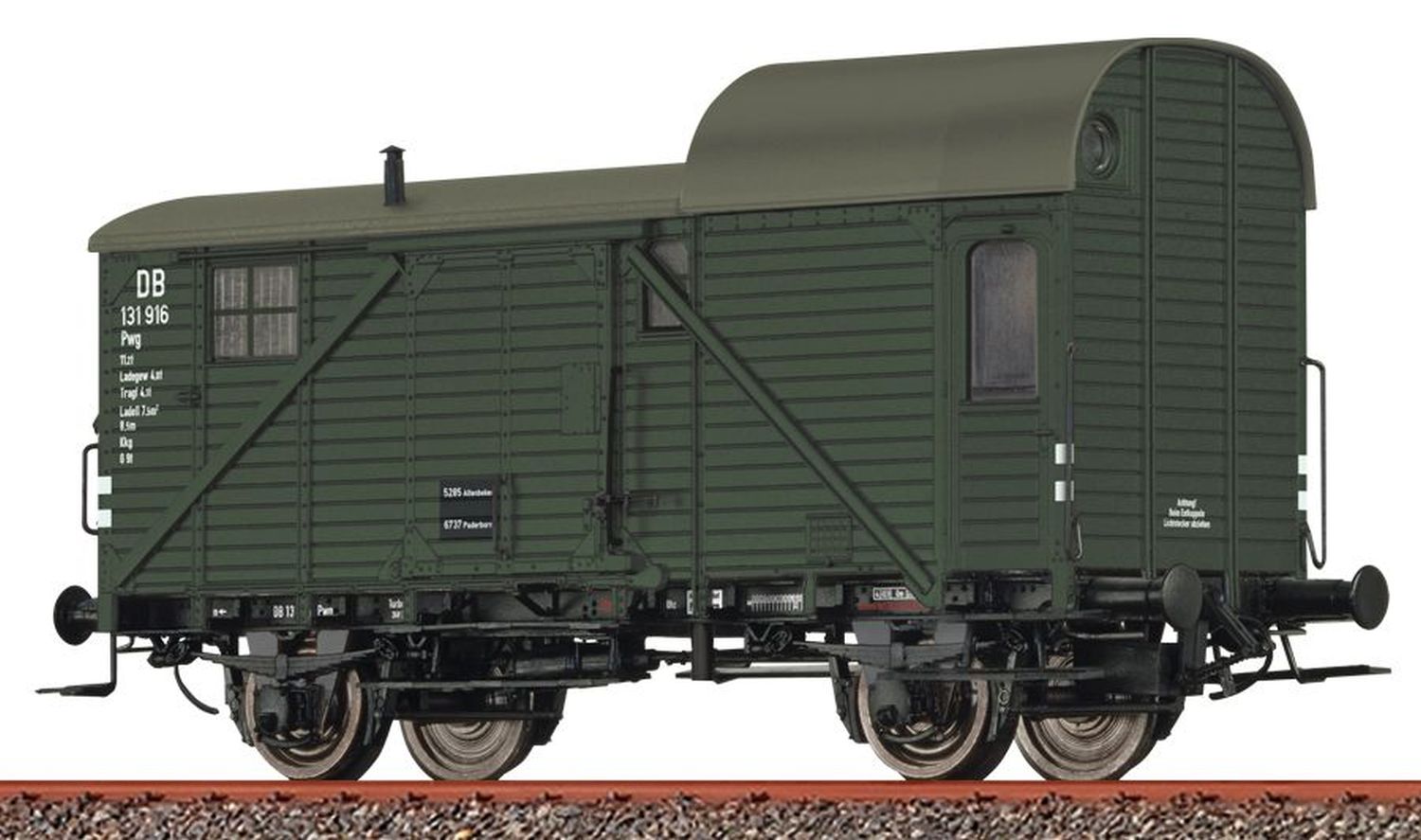 Brawa 49420 - Güterzuggepäckwagen Pwg, DB, Ep.III