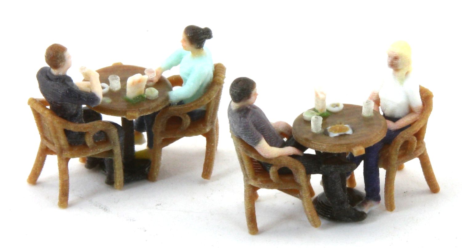 MTE SOB2001 - Sitzgruppen, 4 Personen und 2 Tische