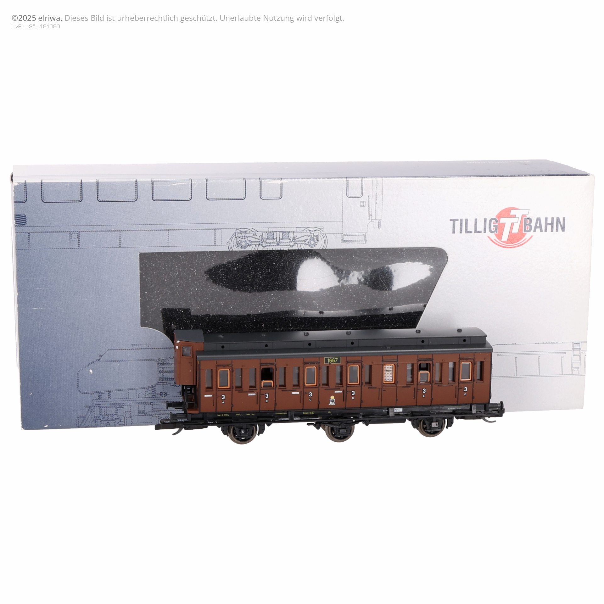 Tillig 13149-G - Abteilwagen, KPEV, Ep.I