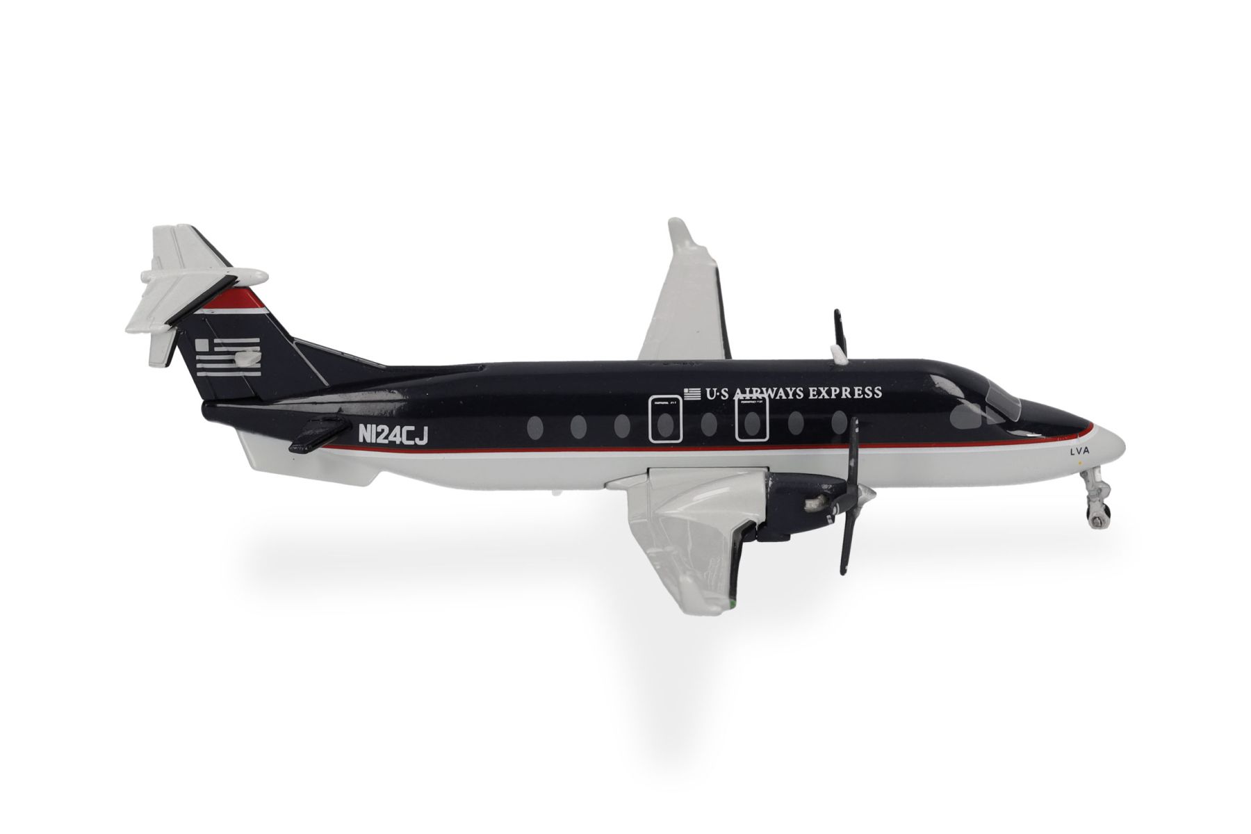 Herpa 573443 - US Airways Express Beechcraft 1900D – N124CJ Herpa 573443 - US Airways Express Beechcraft 1900D – N124CJ