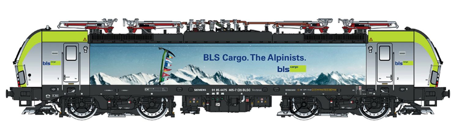 L.S. Models 17615-S - E-Lok Re 475 'Vectron', BLS-Cargo, Ep.VI 'The Alpinists', AC-Sound