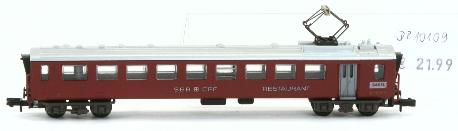 Arnold DP10109-G - Restaurantwagen,SBB,CFF,rot