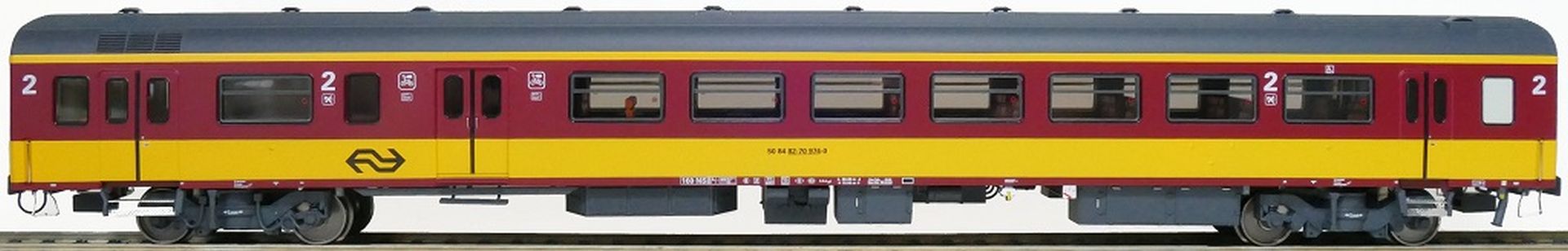 Exact-Train EX11169 - Gepäckwagen ICR, BKD, NS, Ep.IV, mit Innenbel. und Figuren