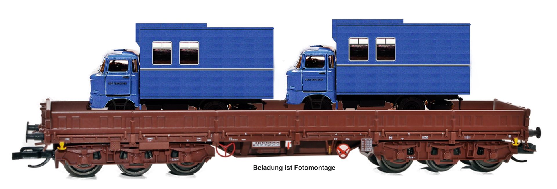 NPE NW 52046 - Schwerlastwagen Samms 4860, DR, Ep.IV, mit W50 DDR-Fernsehen