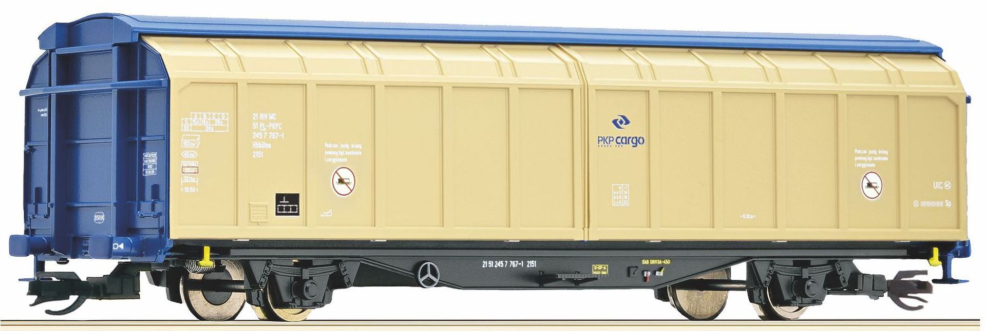 Roco 6680010 - Schiebewandwagen Hbbillns, PKP, Ep.VI