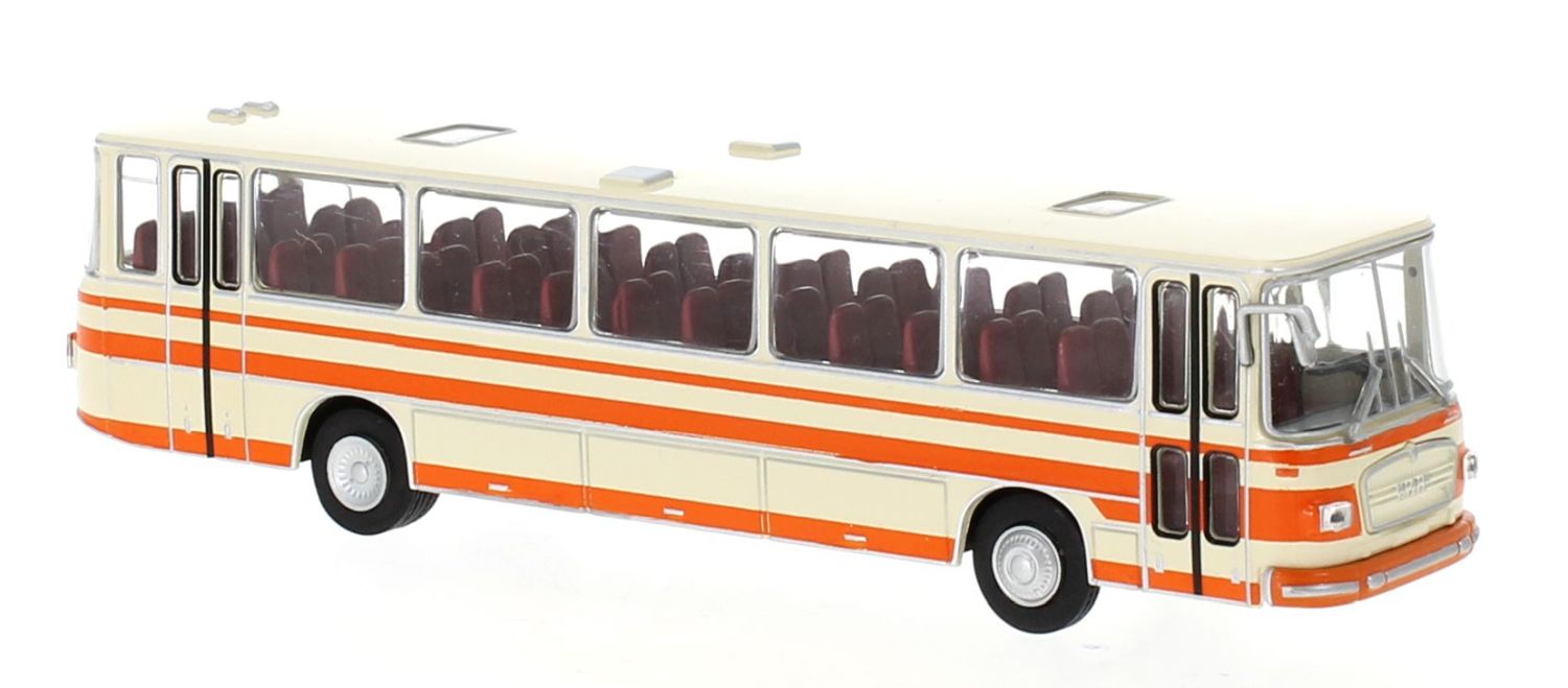 Brekina 59250 - MAN 750 HO, hellbeige, orange, 1967