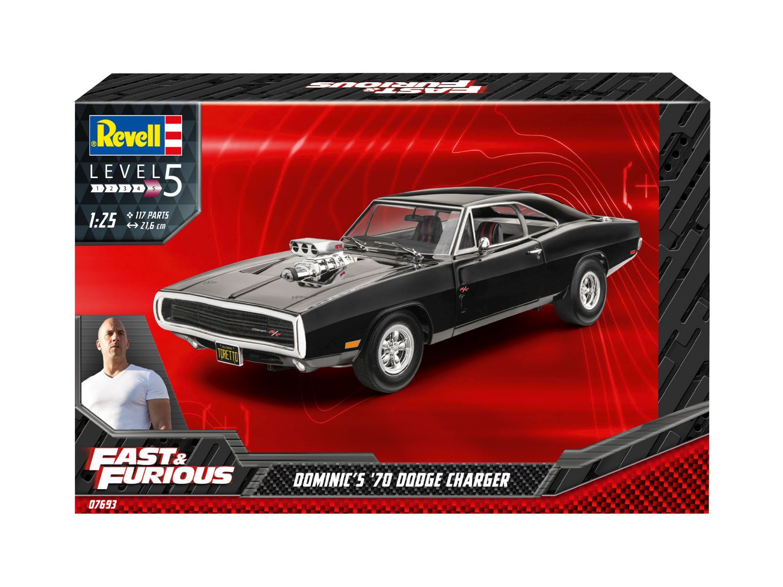 Revell 07693 - Fast & Furious - Dominics 1970 Dodge Charger Revell 07693 - Fast & Furious - Dominics 1970 Dodge Charger