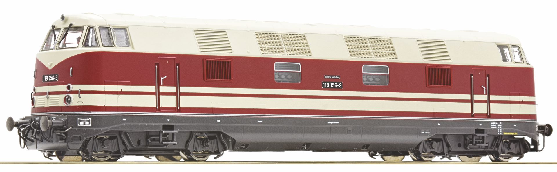 Roco 7300077 - Diesellok 118 156-9, DR, Ep.IV, mit zwei Streifen