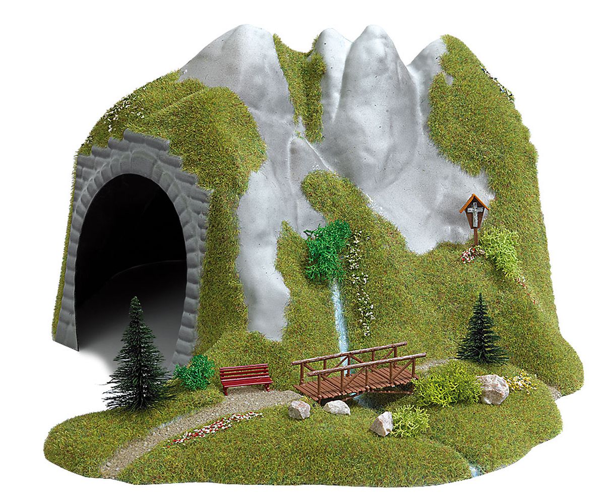 Busch 3016 - Tunnel mit Bach H0