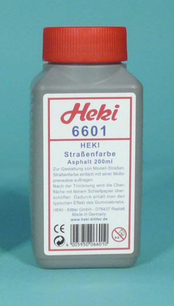 Heki 6601 - Strassenfarbe Asphalt, 200 ml