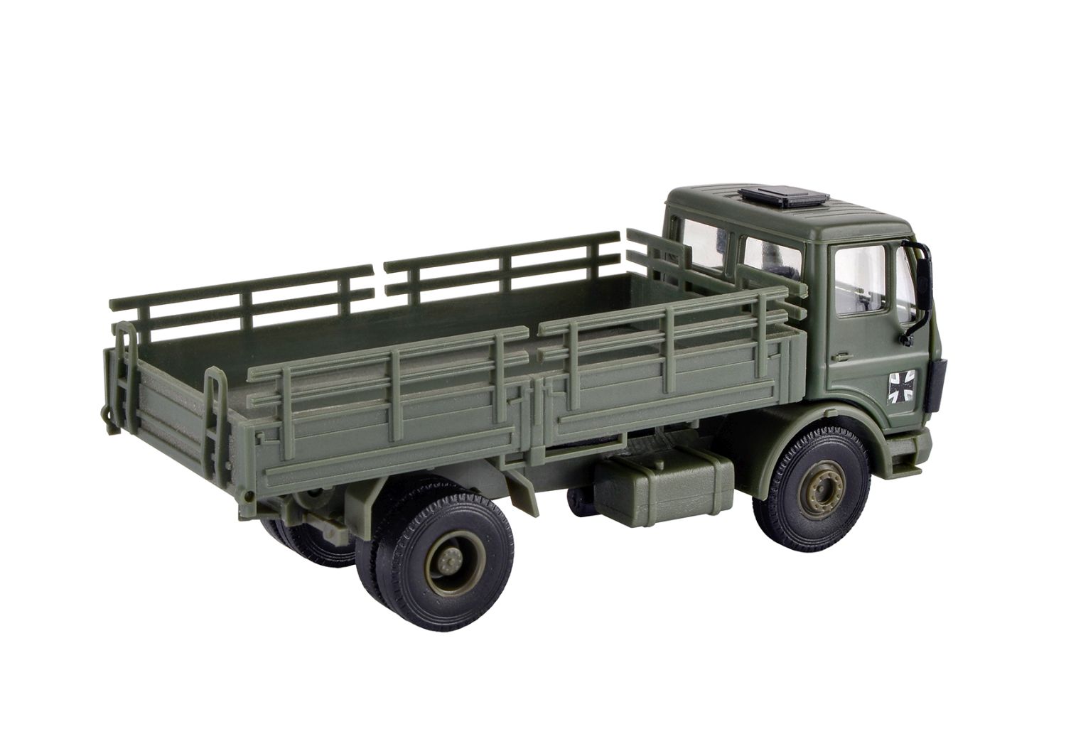 Kibri 18051 - Bundeswehr LKW MB 1017/1017A Pritschenwagen, 2 Stück