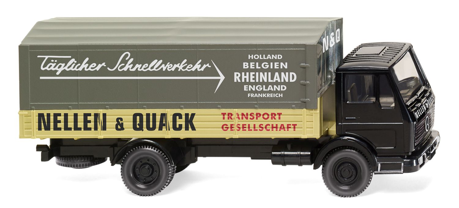 Wiking 043702 - Pritschen-Lkw (MB NG) 'Nellen & Quack' Wiking 043702 - Pritschen-Lkw (MB NG) 'Nellen & Quack'