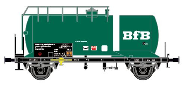 Hädl 25104 - Kesselwagen Zs-w, DBAG, Ep.V 'BfB', mit Bauchbinde Hädl 25104 - Kesselwagen Zs-w, DBAG, Ep.V 'BfB', mit Bauchbinde