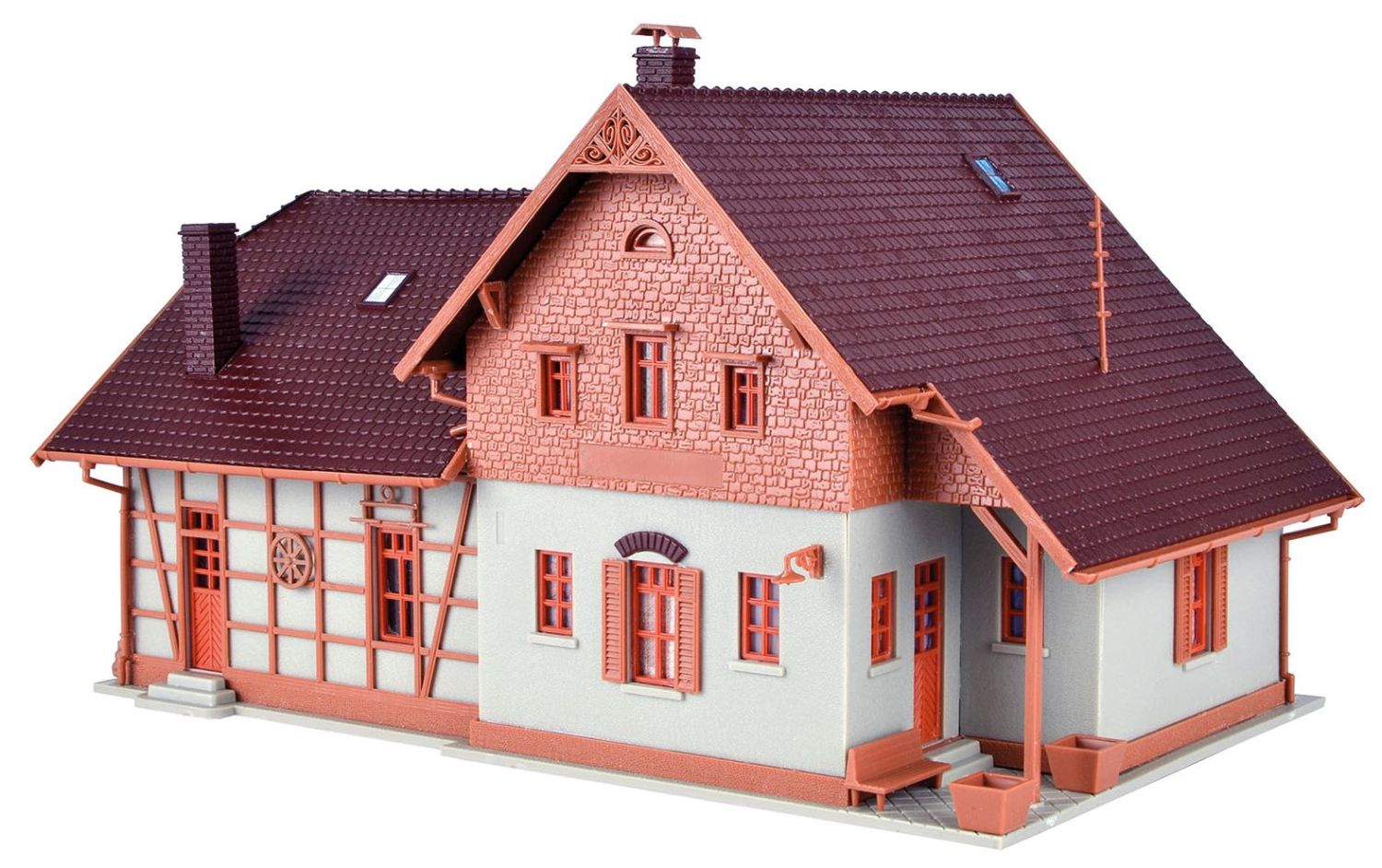 Vollmer 43744 - Bauernhaus mit Remise Vollmer 43744 - Bauernhaus mit Remise