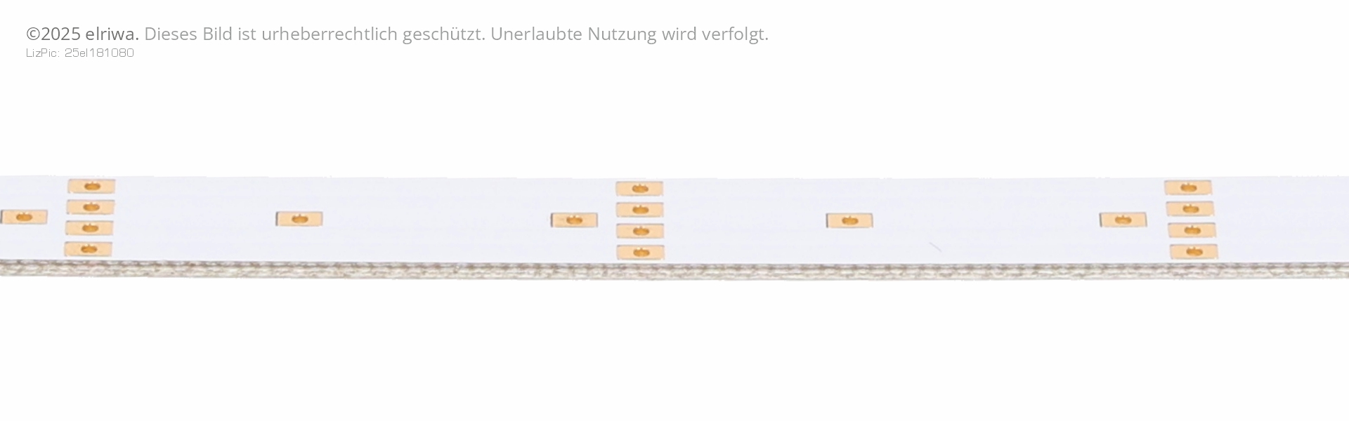 MS 14054 - Lichtleiste warmweiss, 290 mm mit Kondensator, 12 LED, El. gleiche Seite