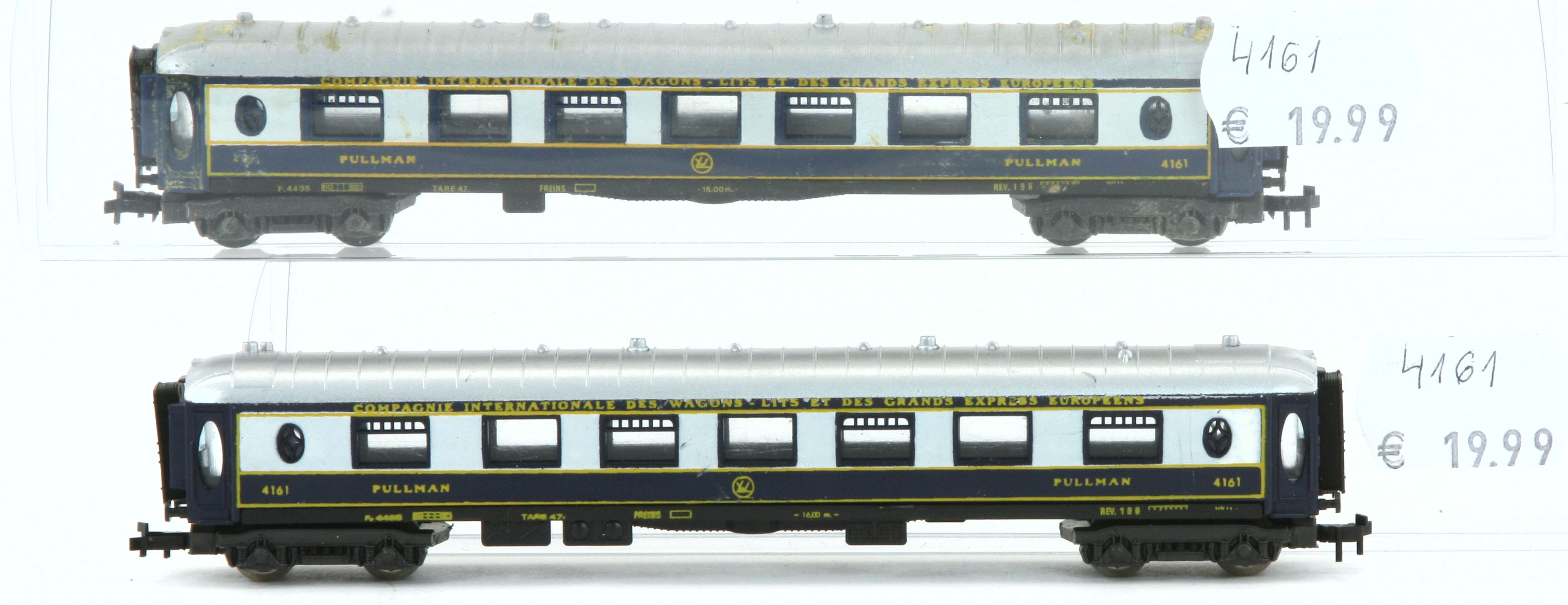 Lima 4161-G - Wagen Pullmann, blau, weiß, gelb