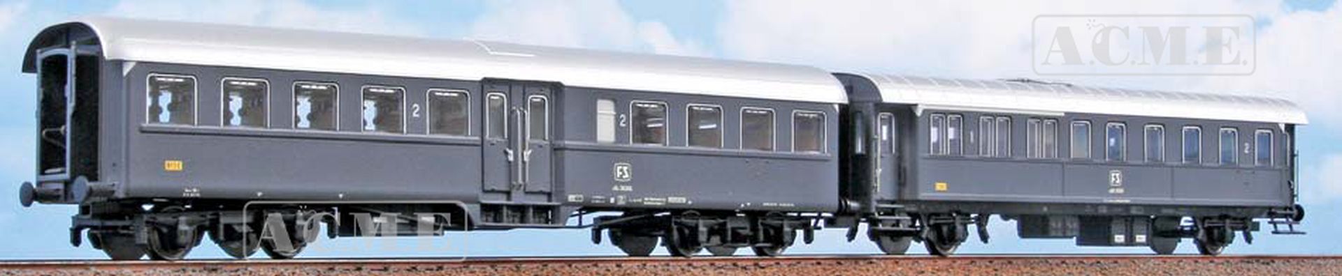 ACME AC 55353 - 2er Set Personenwagen, Rangierzug, FS, Ep.IV