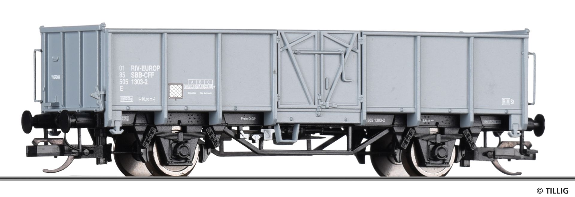 Tillig 14090 - Offener Güterwagen E, SBB, Ep.IV