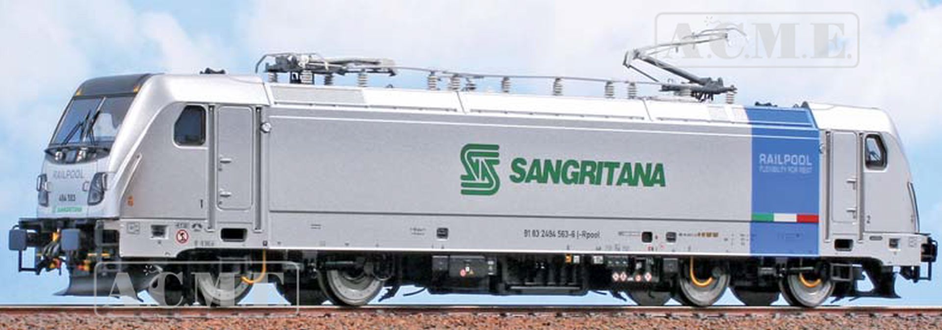 ACME AC 60746 - E-Lok TRAXX 484, Railpool, Sangritana, Ep.VI